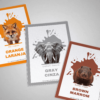 Painel de Cores com Animais para Educação Infantil - Bilíngues - Português/Inglês (PDF) - Imagem 3