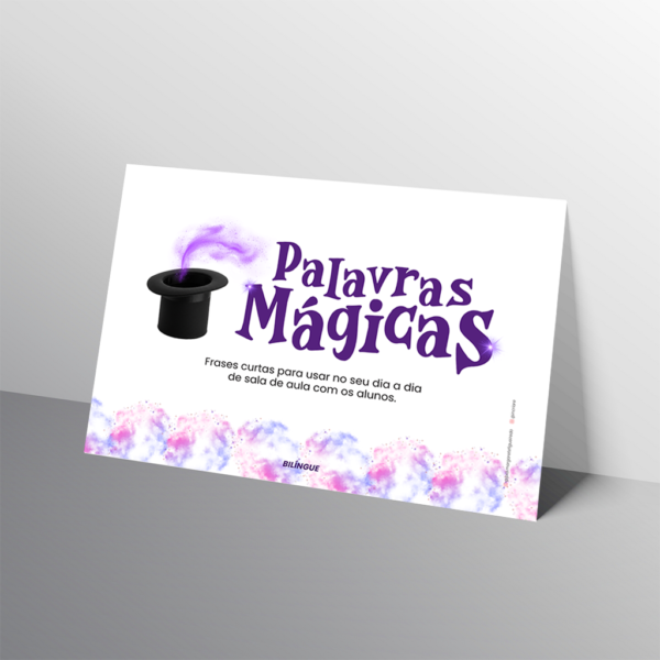 Palavras Mágicas: Frases Bilíngues para Educação Infantil - Português/Inglês (PDF) - Image 2